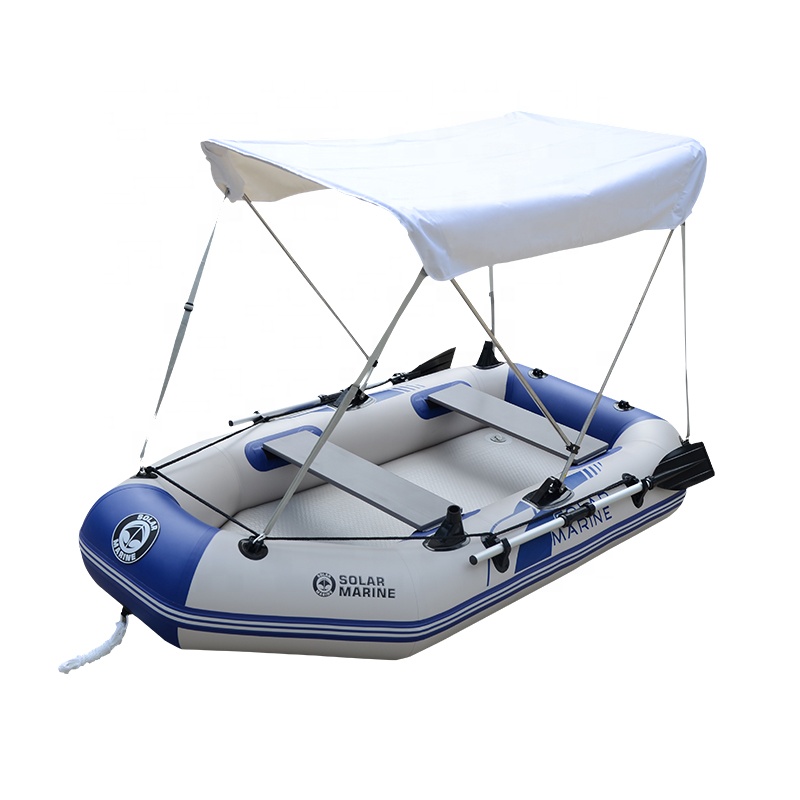 4 Person PVC Inflatable Air Ma - Fishing Boat Outboard Motor ulasan dan harga