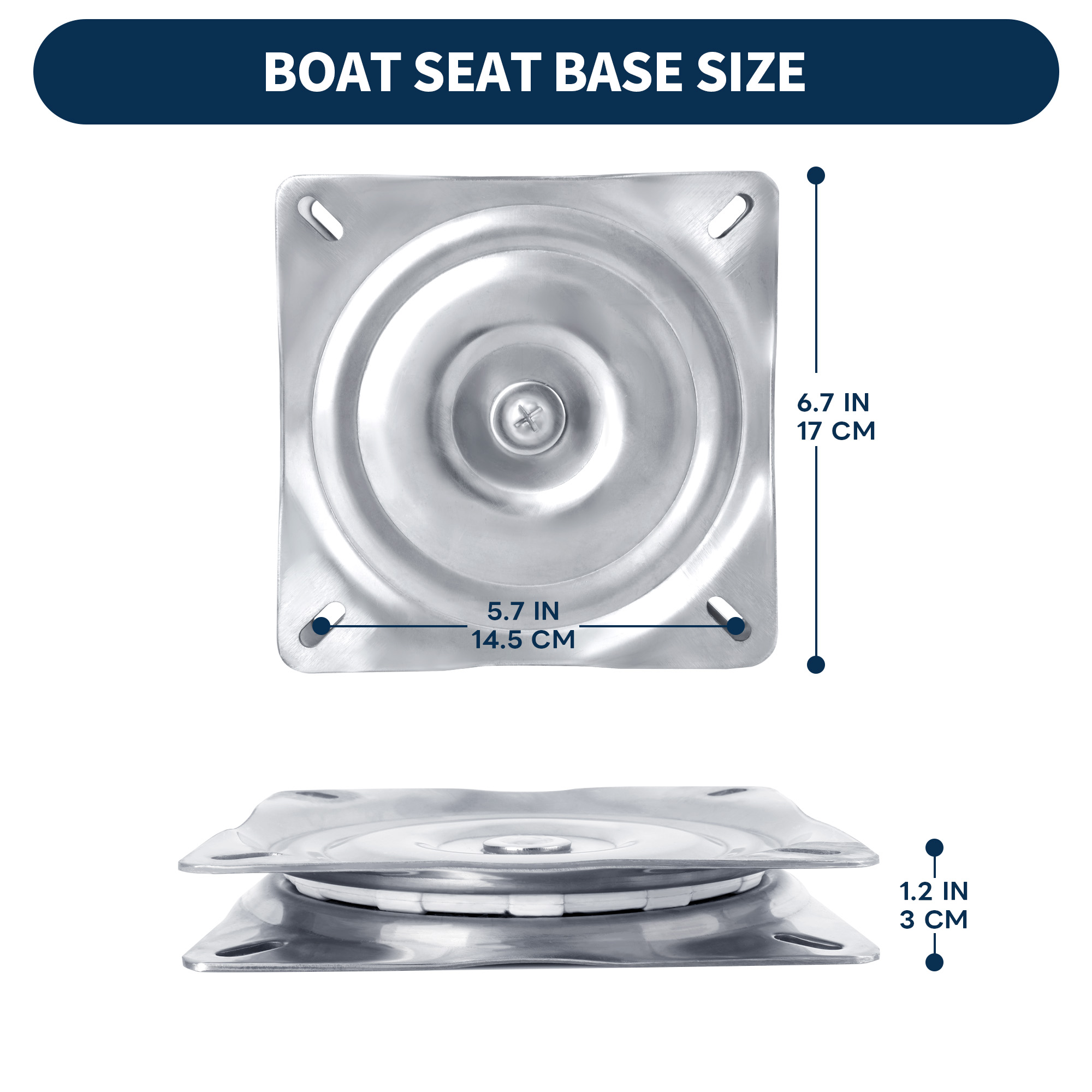 Boat Seat Swivel, 316 Stainles - Fishing Boat Steering Wheel ulasan dan harga