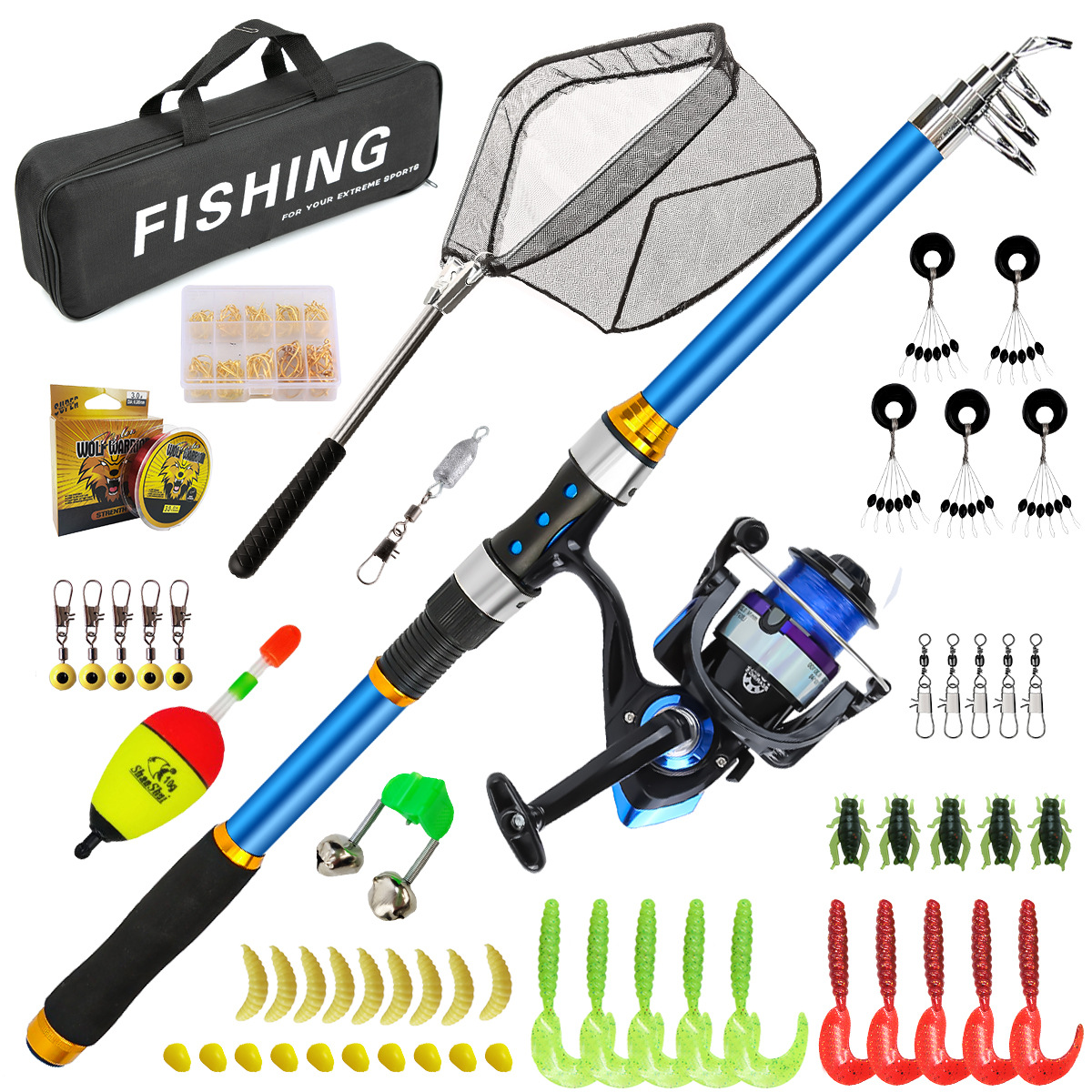 2.1-3.6M Telescopic Glass Fibe - Fishing Boat Fiberglass ulasan dan harga
